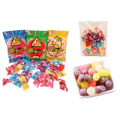 Commercio all'ingrosso halal di dolciumi, frutta, caramelle per bambini, produzione di caramelle dure acide