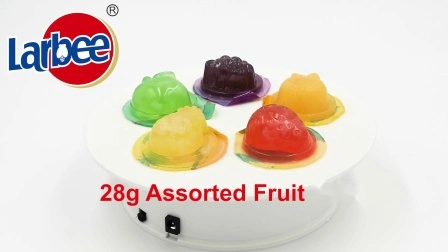 Barattolo promozionale di mucca con gelatina di frutta e caramelle giocattolo da 28 g per bambini