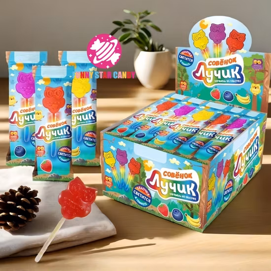 Nuovi lecca-lecca a forma di ciambella Caramelle dure Dolci Lecca-lecca